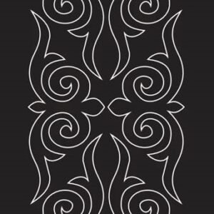 cnc swirl design jali svg/dxf file