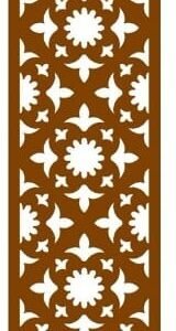 cnc symmetrical arabic pattern jalisvg/dxf file