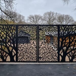 cnc tree with curl jali svg/dxf file