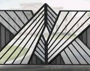 cnc triangle gate jali svg/dxf file