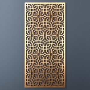 cnc Square Cuts Panel Grill Design svg/dxf file