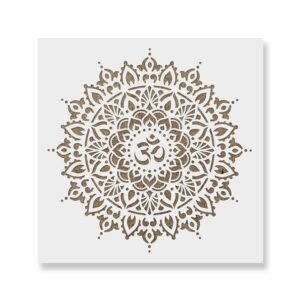 cnc Om with Mandla Art svg/dxf file