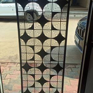 cnc Square and Circle Strips Cutting Grill svg/dxf file