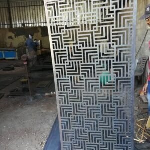 cnc Multiple Square Strips Cut Grill svg/dxf file