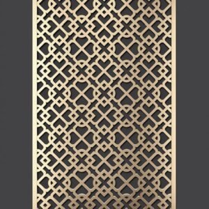 cnc Curl Square Cutting Grill Design svg/dxf file