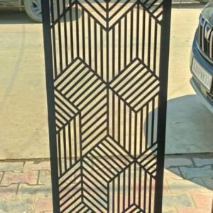 cnc Hexagonal Strips Cut Round Grill svg/dxf file