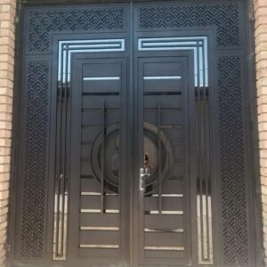 cnc Square Cut Gate Grill Design svg/dxf file