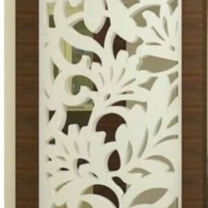 cnc Flower Curl Grill Jali Design svg/dxf file