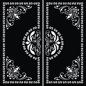 cnc Ornamental Art Chakra Door Gate Design svg/dxf file