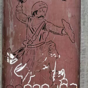 cnc Fighting Worrier Wall Art svg/dxf file