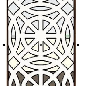 cnc intricate circle jali svg/dxf file