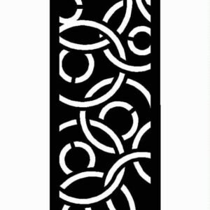 Random Half Round Door CNC Jali svg/dxf fail