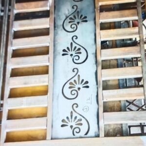 cnc floral curl leaf jali svg/dxf file