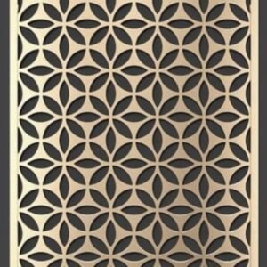 cnc flower geometric floral pattern svg/dxf file