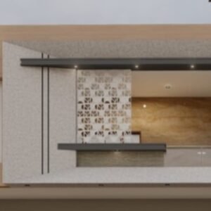 cnc geomatric square with half circle jali svg/dxf file