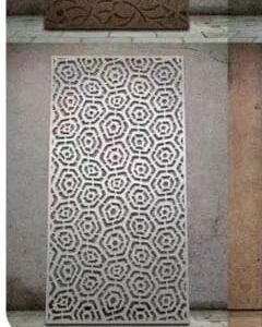 cnc hexagon and circle geometric pattern jali svg/dxf file