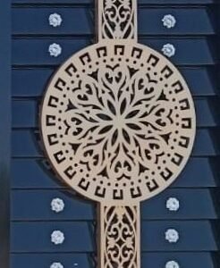 cnc intricate ornamental pattern jali svg/dxf file