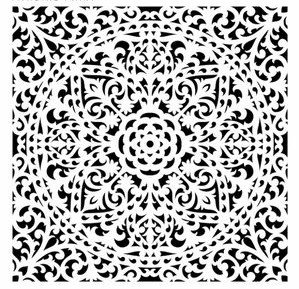 cnc mandala pattern circle jali svg/dxf file