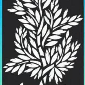 cnc tree with butterfly jali svg/dxf file