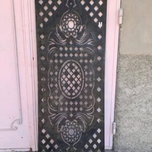 cnc Curl with Square Cut Metal Grill svg/dxf file