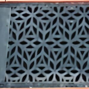 cnc Flower Cut Grill Jali svg/dxf file