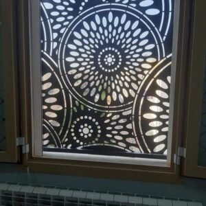 cnc Oval Round Grill Design svg/dxf file