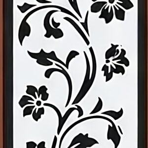 cnc Flower Curl Grill Design svg/dxf file