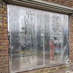 cnc Curl Flower Gate Design svg/dxf file