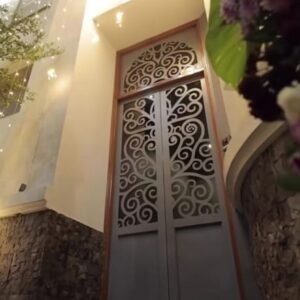 cnc curl floral tree jali svg/dxf file