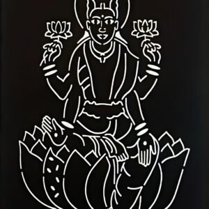 Cnc Goddess Laxmiji Vector Design svg/dxf file