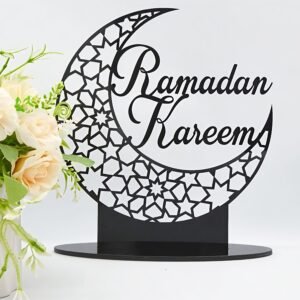 cnc Star Moon With Name Design svg/dxf file