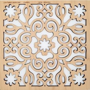 Cnc Flower Rangoli Wall Art svg/dxf file