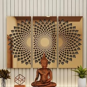 Cnc Petals Circle Design (with Full Circle) svg/dxf file