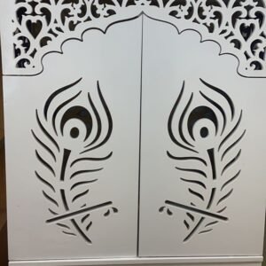 Morphank Om Swastik Mandir Door svg/dxf file