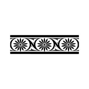 Round Pattern Balcony Grill svg/dxf file