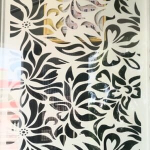 cnc flower swirl jali svg/dxf file