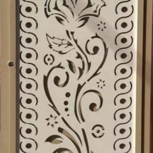 cnc rose jali with abstract jali svg/dxf file