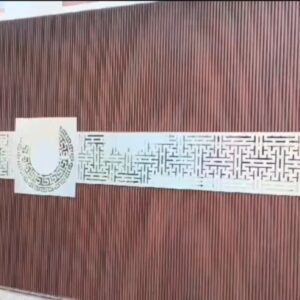 Cnc Strips with swastik grill design svg/dxf file