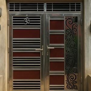 Cnc Curl Steel Gate Design svg/dxf file