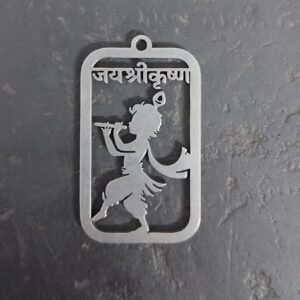 Cnc Jai Shree Krishna Locket Design svg/dxf file