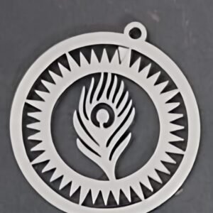 Cnc Feather Locket Design svg/dxf file