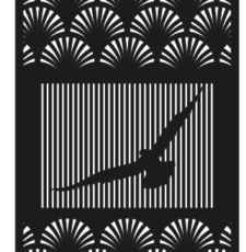 BIRD WITH RAY SVG/DXF/AI