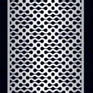 Cnc Circle Curl Grill Jali Design svg/dxf file