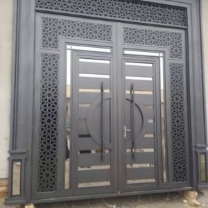 cnc Hexagon Star Door Jali With Round svg/dxf file