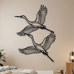 cnc flying bird jali svg/dxf file