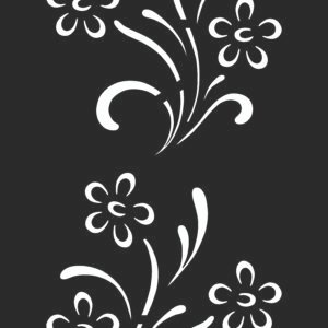 Flower Bunch Stencil dxf/svg/ai