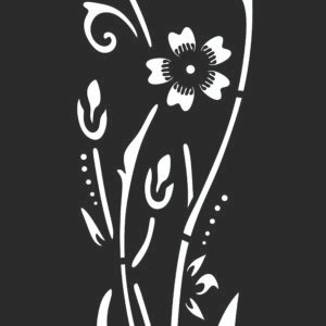 Flower Leaf Velly Door Jali Design svg/dxf/ai
