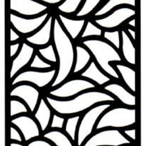 cnc modern geometric leaves design svg/dxf file