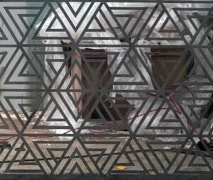 cnc triangle jali design svg/dxf file