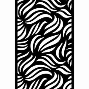 Cnc Decorative Curve Panel Stencil Design svg/dxf file